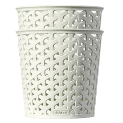 Curver My Style Large Round Plastic Storage Organiser - Vintage White - 1.6L -Home Style Sales 12806190 1204832992254117