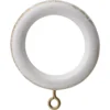 Vintage Effect 28mm White Curtain Rings 6 Pack -Home Style Sales 12806763 1744831917967431