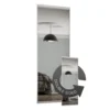 Duo Sliding Wardrobe Door Mirror With Aluminium Frame (W)762mm -Home Style Sales 12807034 1284843069600077