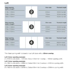 Loft Sliding Wardrobe Door Mirror With Silver Frame (W)762mm -Home Style Sales 12807462 8695036625597399