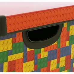 Curver Stockholm Bright Blocks Plastic Deco Storage Box Multi Colour 22L -Home Style Sales 12807671 1624833169810860