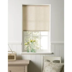Linen Look Roller Blind - 90cm
