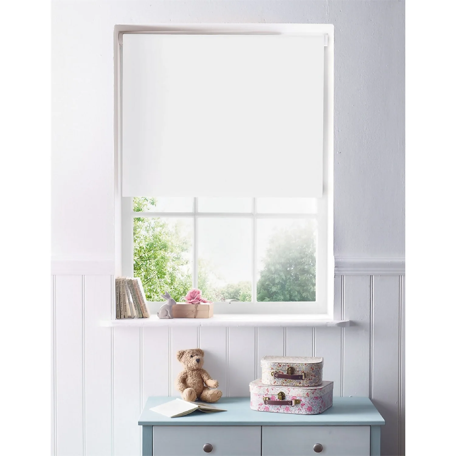 White Daylight Roller Blind - 90cm 3 White Daylight Roller Blind - 90cm