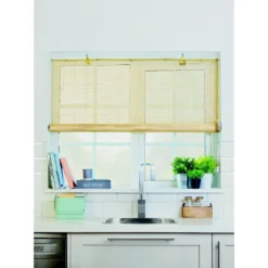 Natural Bamboo Roller Blind - 120cm