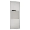 Linear Sliding Wardrobe Door 3 Panel White / Mirror With White Frame (W)914mm 1 Linear Sliding Wardrobe Door 3 Panel White / Mirror With White Frame (W)914mm -Home Style Sales 12811820 2564843066460910