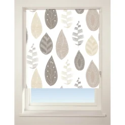 Leaf Roller Blind - 90cm - Neutral
