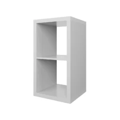 Clever Cube 2x1 Storage Unit - White -Home Style Sales 12813174 6634929107374500