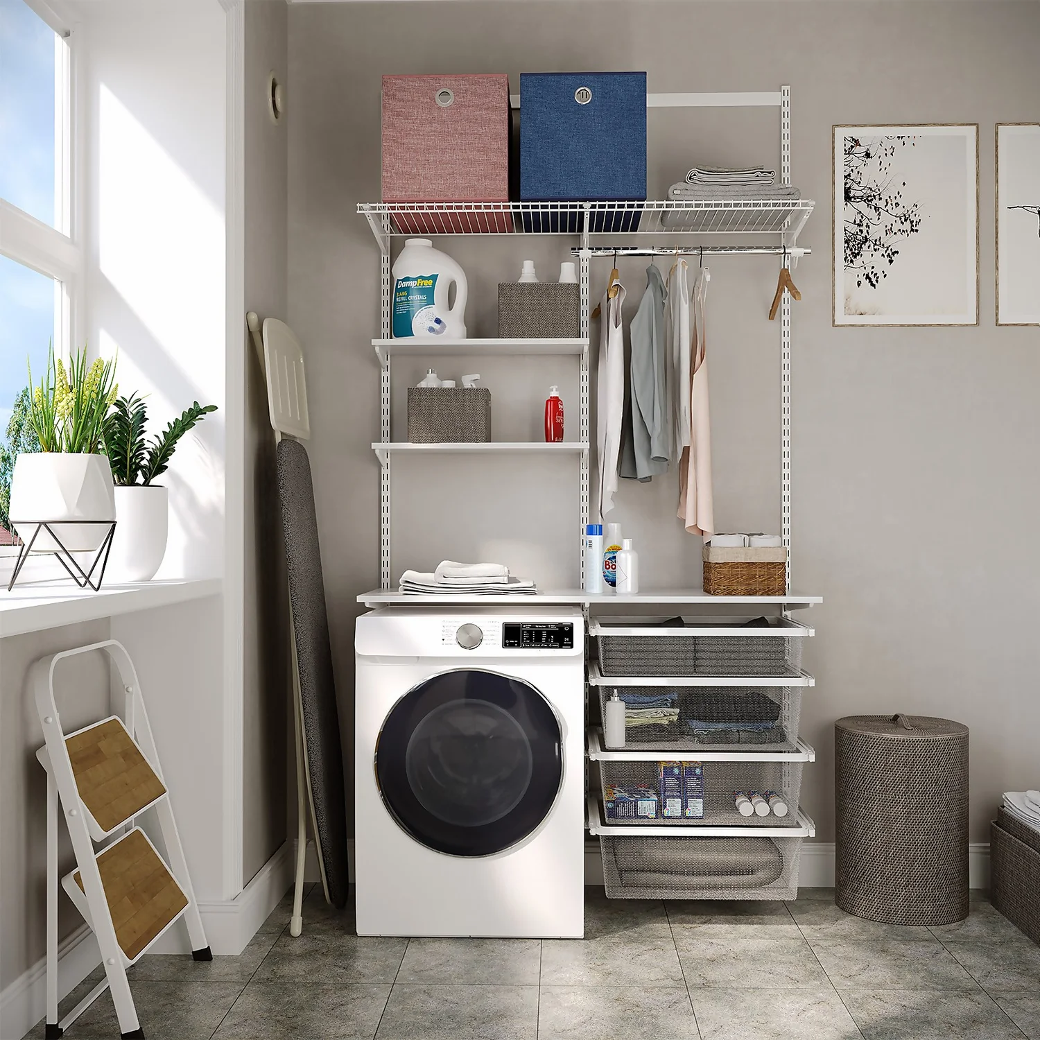 None Double Slot Bracket - White -220mm 4 None Double Slot Bracket - White -220mm - Image 2