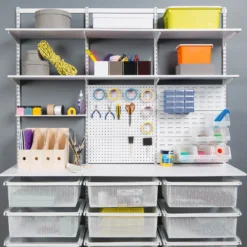 None Double Slot Bracket - White -470mm 10 None Double Slot Bracket - White -470mm -Home Style Sales 12815736 1884833192837789