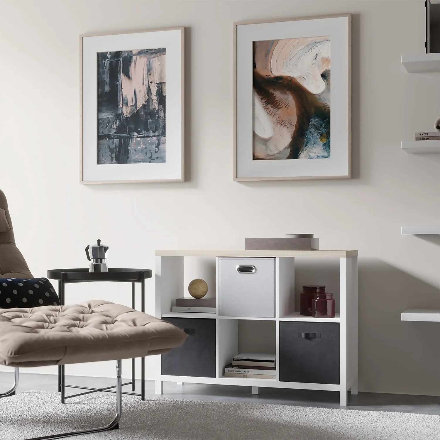 Clever Cube Fabric Insert - Black 4 Clever Cube Fabric Insert - Black - Image 2