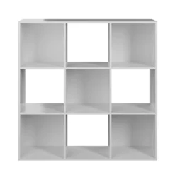 Compact Cube 3x3 Storage Unit - White -Home Style Sales 12815994 1444929106954815