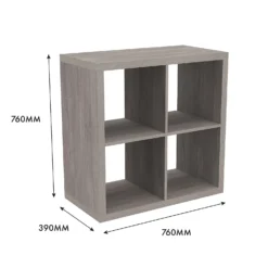 Clever Cube 2x2 Storage Unit - Grey Oak -Home Style Sales 12816001 6645023383832989