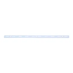 None Single Slot Upright Wall Strip - White - 100cm