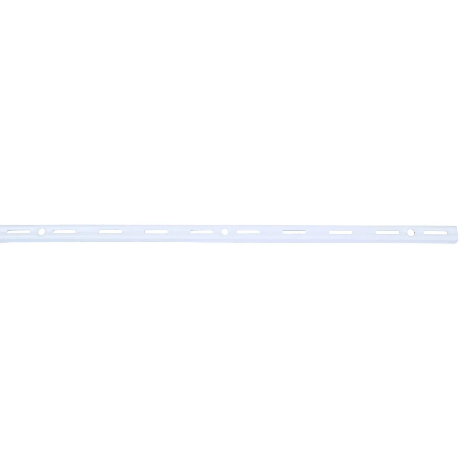 None Single Slot Upright Wall Strip - White - 200cm 3 None Single Slot Upright Wall Strip - White - 200cm