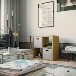 Clever Cube Fabric Insert - Woven Silver 8 Clever Cube Fabric Insert - Woven Silver -Home Style Sales 12816126 6534929107265912