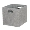Clever Cube Fabric Insert - Woven Silver -Home Style Sales 12816126 9844831966115415