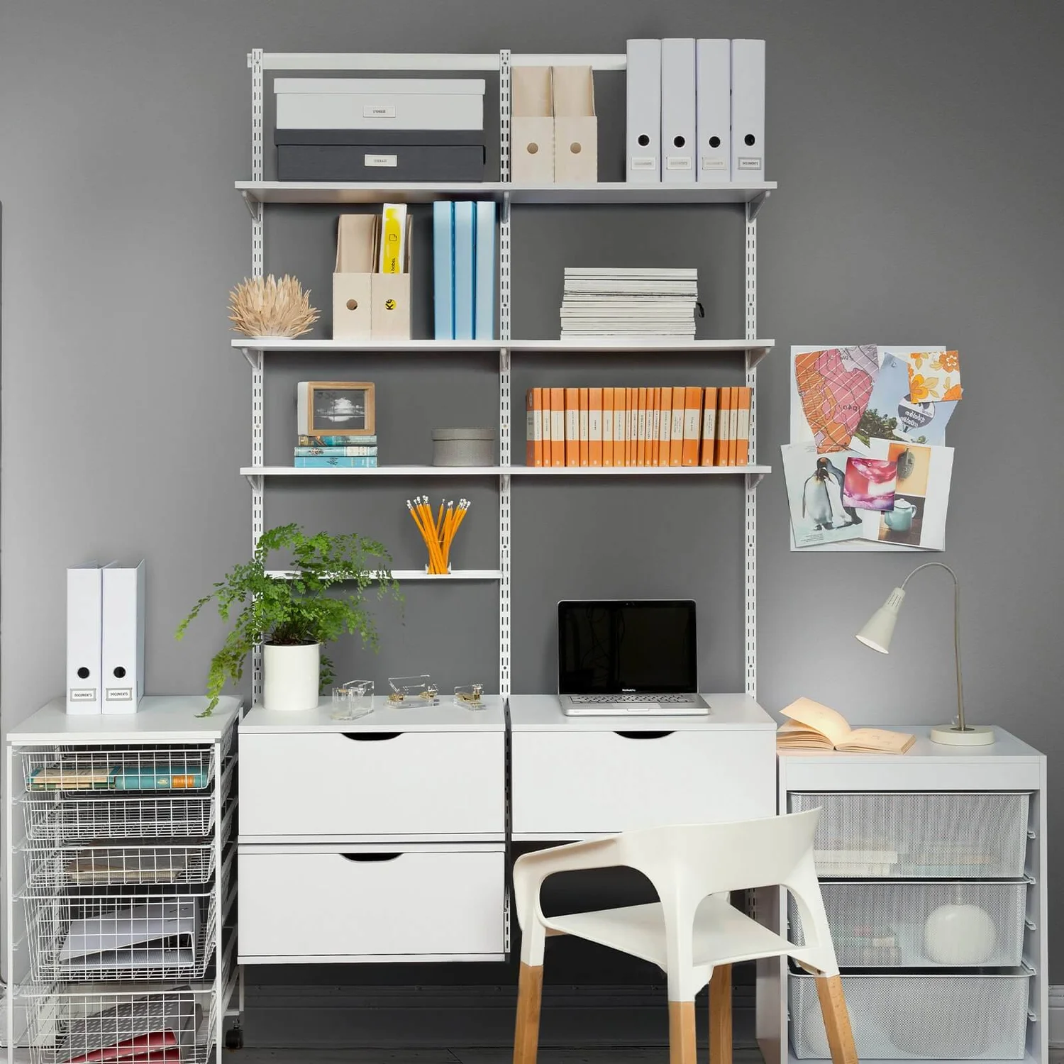 Shelf White 900x16x250mm 4 Shelf White 900x16x250mm - Image 2