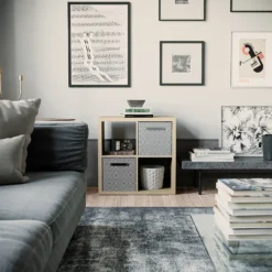 Clever Cube 2x2 Storage Unit - Oak 10 Clever Cube 2x2 Storage Unit - Oak -Home Style Sales 12816153 6184929107204184