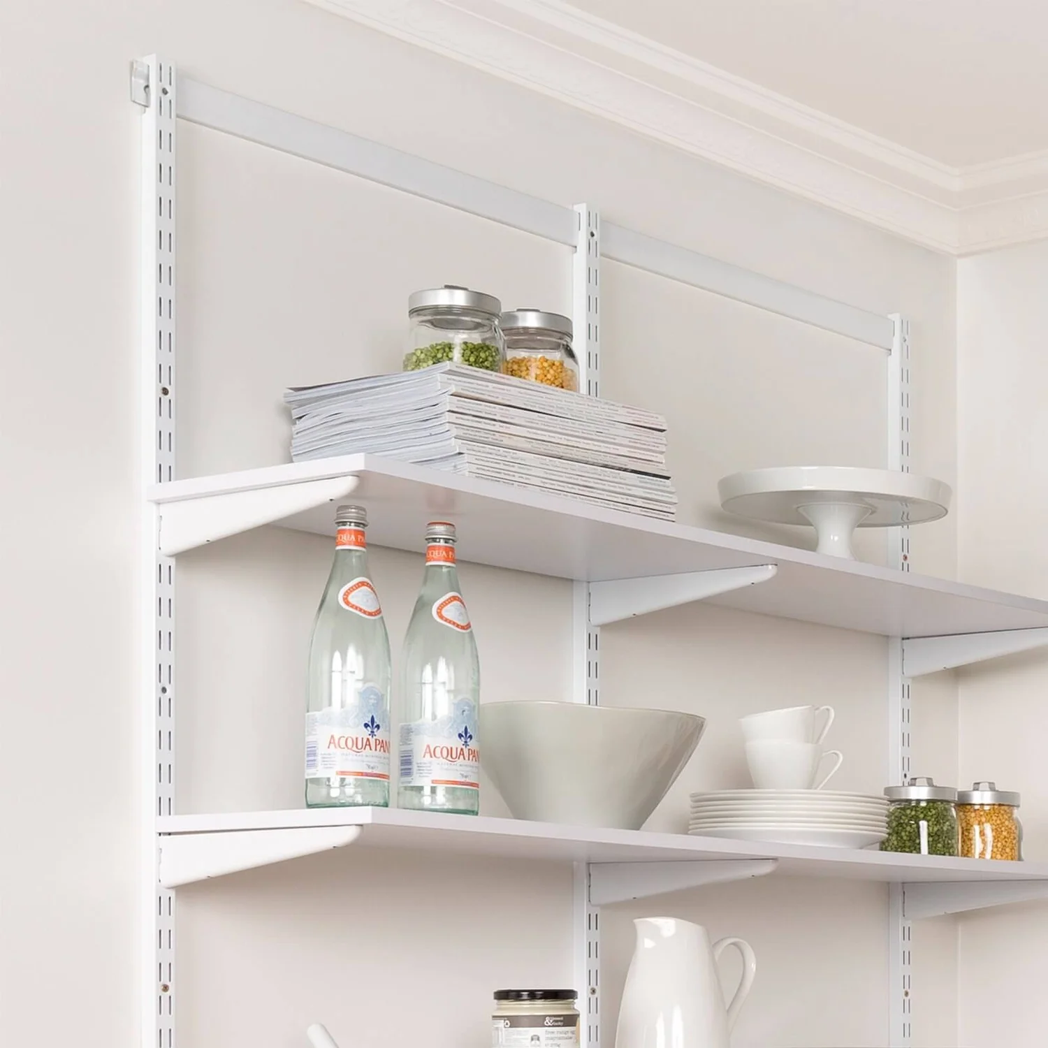Shelf White 900x16x350mm 4 Shelf White 900x16x350mm - Image 2