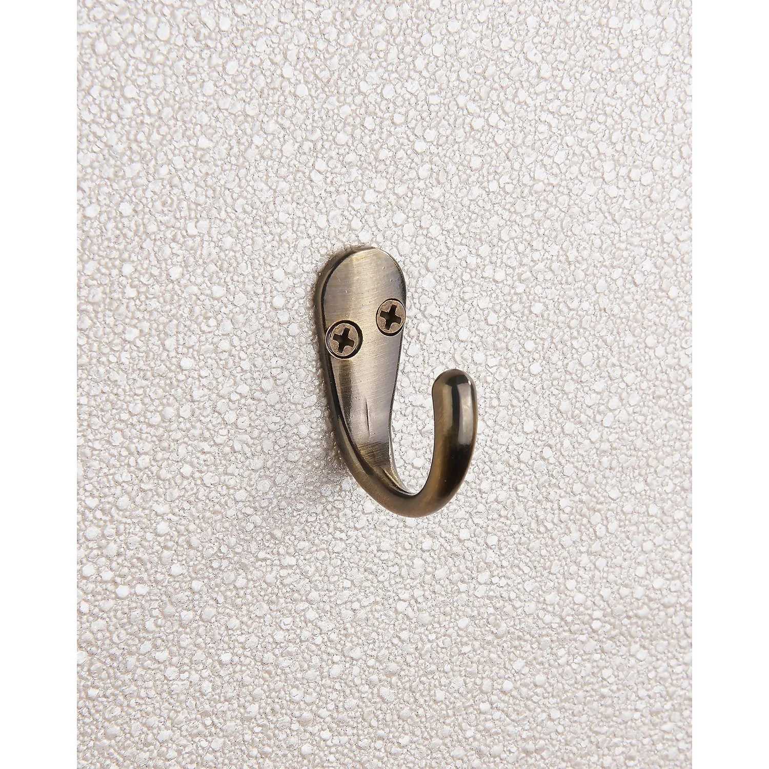 Basic Single Robe Hook - Antique Brass 4 Basic Single Robe Hook - Antique Brass - Image 2