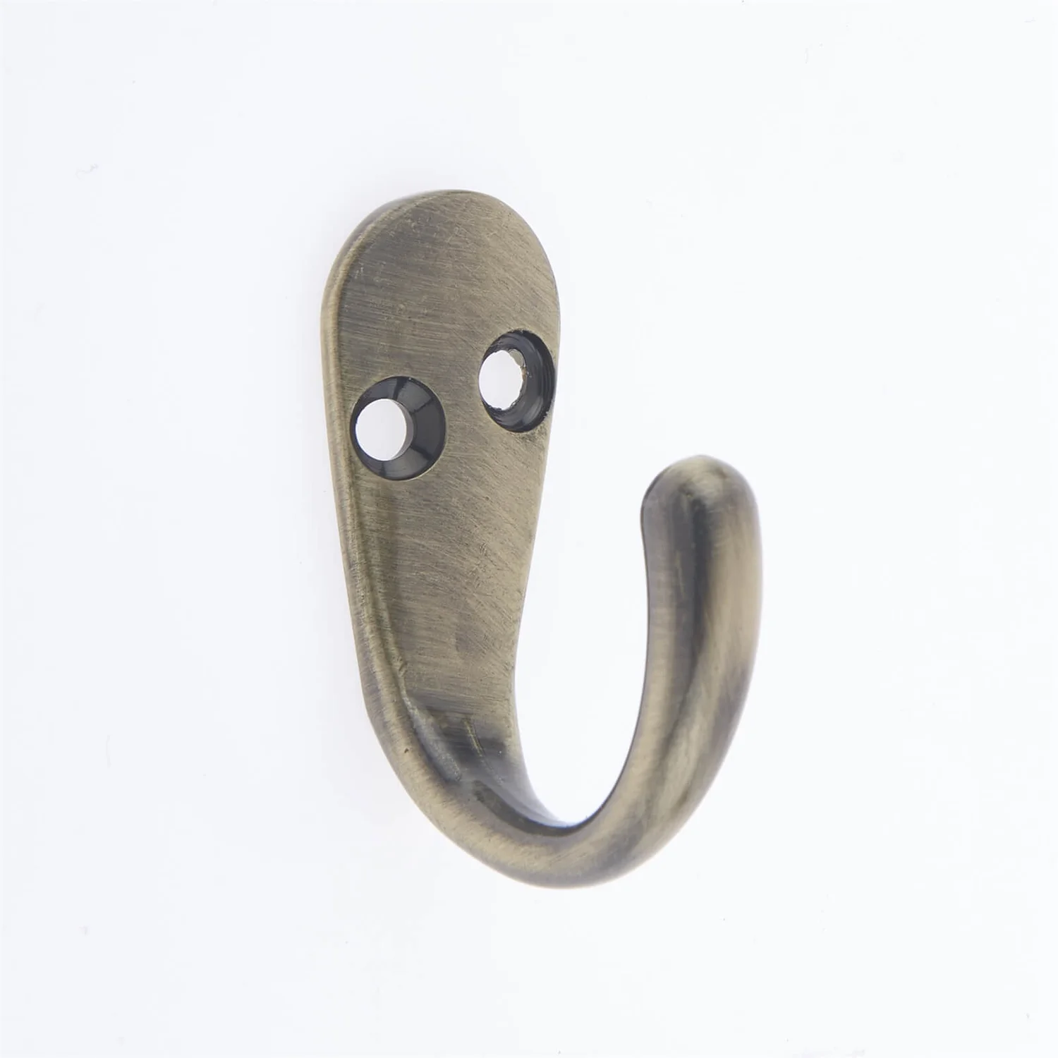 Basic Single Robe Hook - Antique Brass 3 Basic Single Robe Hook - Antique Brass