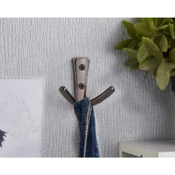 Modern Twin Hook - Black Nickel -Home Style Sales 12817379 2504995165173088