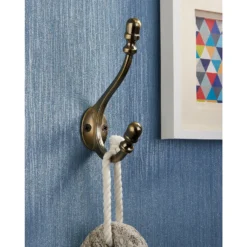 Antique Deco Hook - Antique Brass -Home Style Sales 12817402 1624995165279402