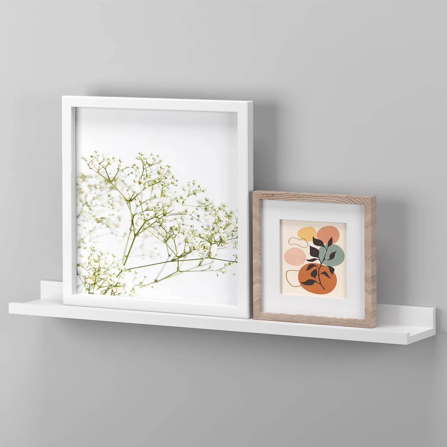 Flexi Storage Decorative Shelving Photo Shelf - White Matt - 600x35x100mm 5 Flexi Storage Decorative Shelving Photo Shelf - White Matt - 600x35x100mm - Image 3