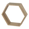 Hexagon Wall Shelf - Sanoma Oak 1 Hexagon Wall Shelf - Sanoma Oak -Home Style Sales 12817983 1904831948392423