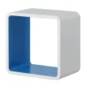 Cube Wall Shelf - White And Blue -Home Style Sales 12818096 1234831950383901