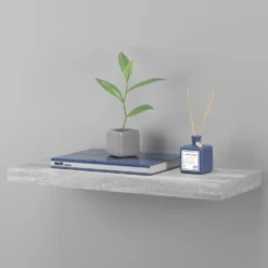 Floating Shelf - Grey Oak - 600 X 240 X 38mm -Home Style Sales 12822025 5144876423820541