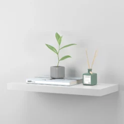 Matt White Floating Shelf - 600 X 240 X 38mm 8 Matt White Floating Shelf - 600 X 240 X 38mm -Home Style Sales 12822027 1154876423405650