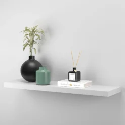 Floating Shelf - White Matt - 900 X 240 X 38mm -Home Style Sales 12822045 1194887314846862