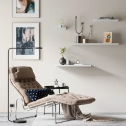 Floating Shelf - White Matt - 900 X 240 X 38mm -Home Style Sales 12822045 1294887314817753