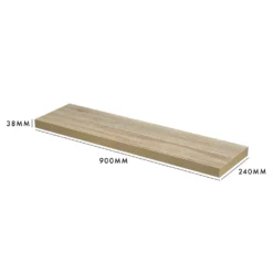 Floating Shelf - Sanoma Oak - 900 X 240 X 38mm 9 Floating Shelf - Sanoma Oak - 900 X 240 X 38mm -Home Style Sales 12822050 1494964085563400