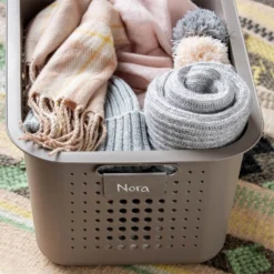 2 Pack Smartstore Wardrobe Basket Tag - Taupe -Home Style Sales 12822346 1324833174055671