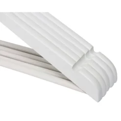 White Wooden Hangers - 8 Pack -Home Style Sales 12822503 2984878808199982