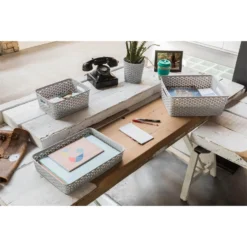 Curver My Style A5 Rectangular Plastic Storage Organiser - Grey -Home Style Sales 12823029 7124833226800633