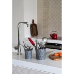 Curver My Style Large 1.6L Round Plastic Storage Organiser - Grey -Home Style Sales 12823035 5554833228197865