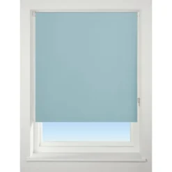 Duck Egg Blue Blackout Roller Blind - 180cm