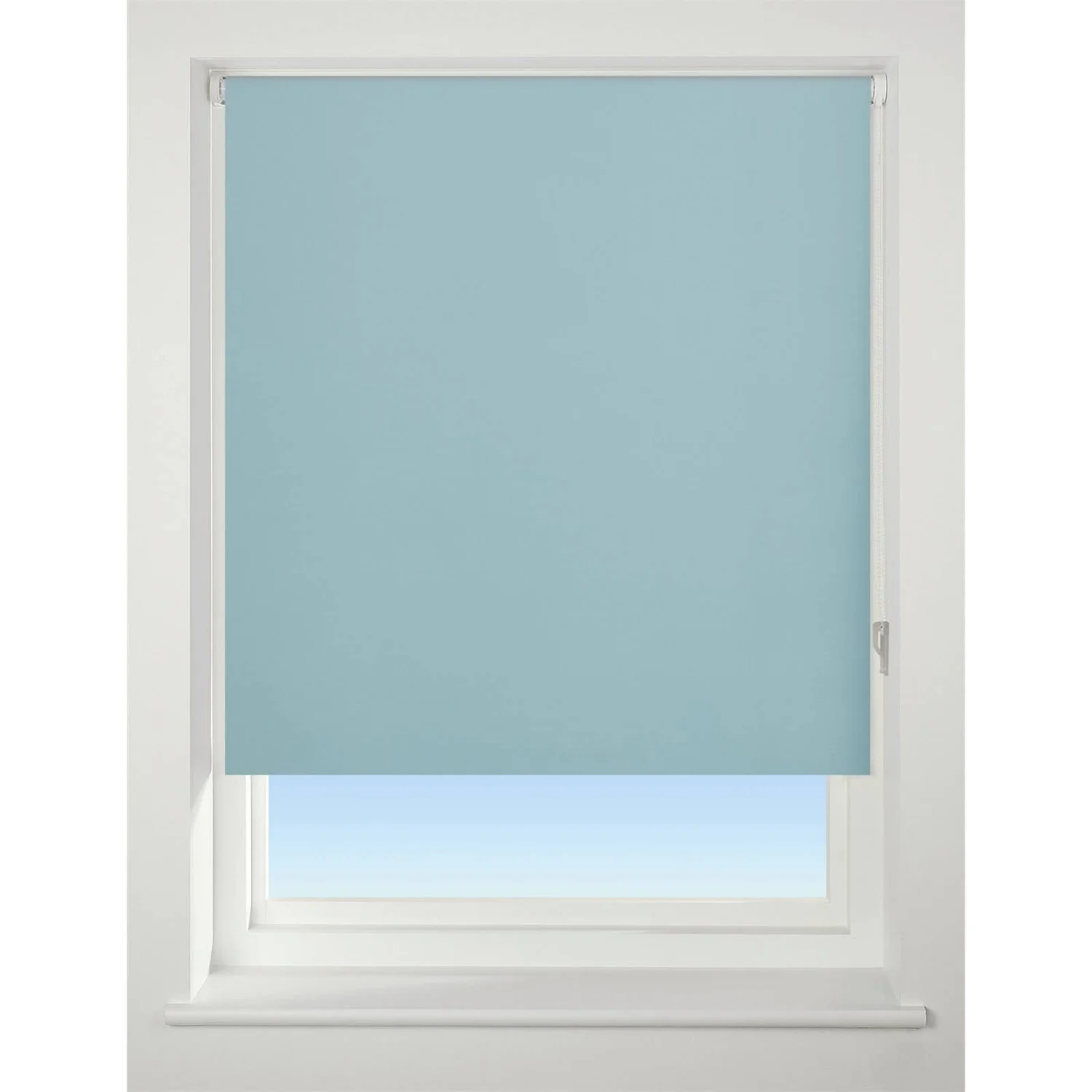 Duck Egg Blue Blackout Roller Blind - 180cm 3 Duck Egg Blue Blackout Roller Blind - 180cm