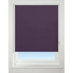 Deep Purple Roller Blind - 90cm