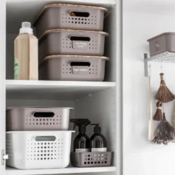 Smartstore 1L Wardrobe Basket - Taupe -Home Style Sales 12826428 1994833174524244