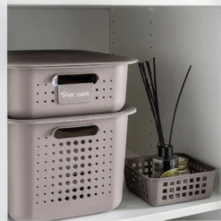 Smartstore 6L Wardrobe Basket - Taupe -Home Style Sales 12826431 1794833174285021