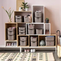 Smartstore 13L Wardrobe Basket - Taupe 11 Smartstore 13L Wardrobe Basket - Taupe -Home Style Sales 12826432 1504833172927623