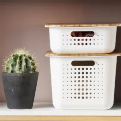 Smartstore 6L Wardrobe Basket - White 14 Smartstore 6L Wardrobe Basket - White -Home Style Sales 12826433 1264833172729545