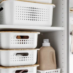 Smartstore 6L Wardrobe Basket - White 12 Smartstore 6L Wardrobe Basket - White -Home Style Sales 12826433 1494833172887105