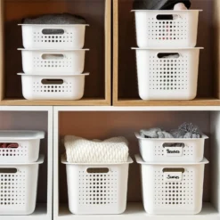 Smartstore 6L Wardrobe Basket - White 15 Smartstore 6L Wardrobe Basket - White -Home Style Sales 12826433 1524833172581702