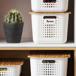 Smartstore Wardrobe Basket Bamboo Lid -Home Style Sales 12826435 1394833172431993