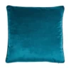 None Large Plain Velvet Cushion - Teal - 58x58cm -Home Style Sales 12827087 2724831883826522